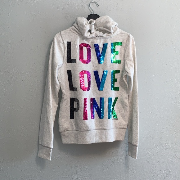 Vs sequin hoodie nwt - Picture 1 of 3